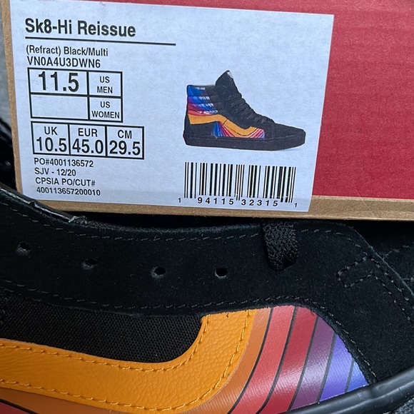 Vans Sk8-Hi Reissue Refract Black/Multi WMNS - Picture 16 of 16